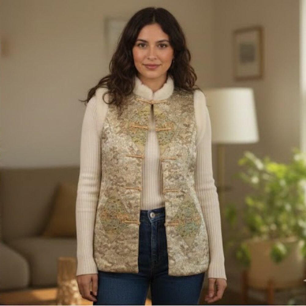 Vintage (60’s-70’s) Asian inspired vest